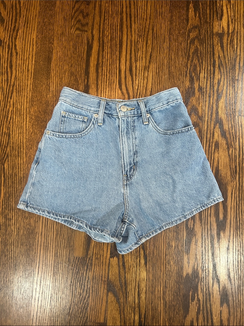 Levi’s High Waisted Daisy Duke Jean Shorts